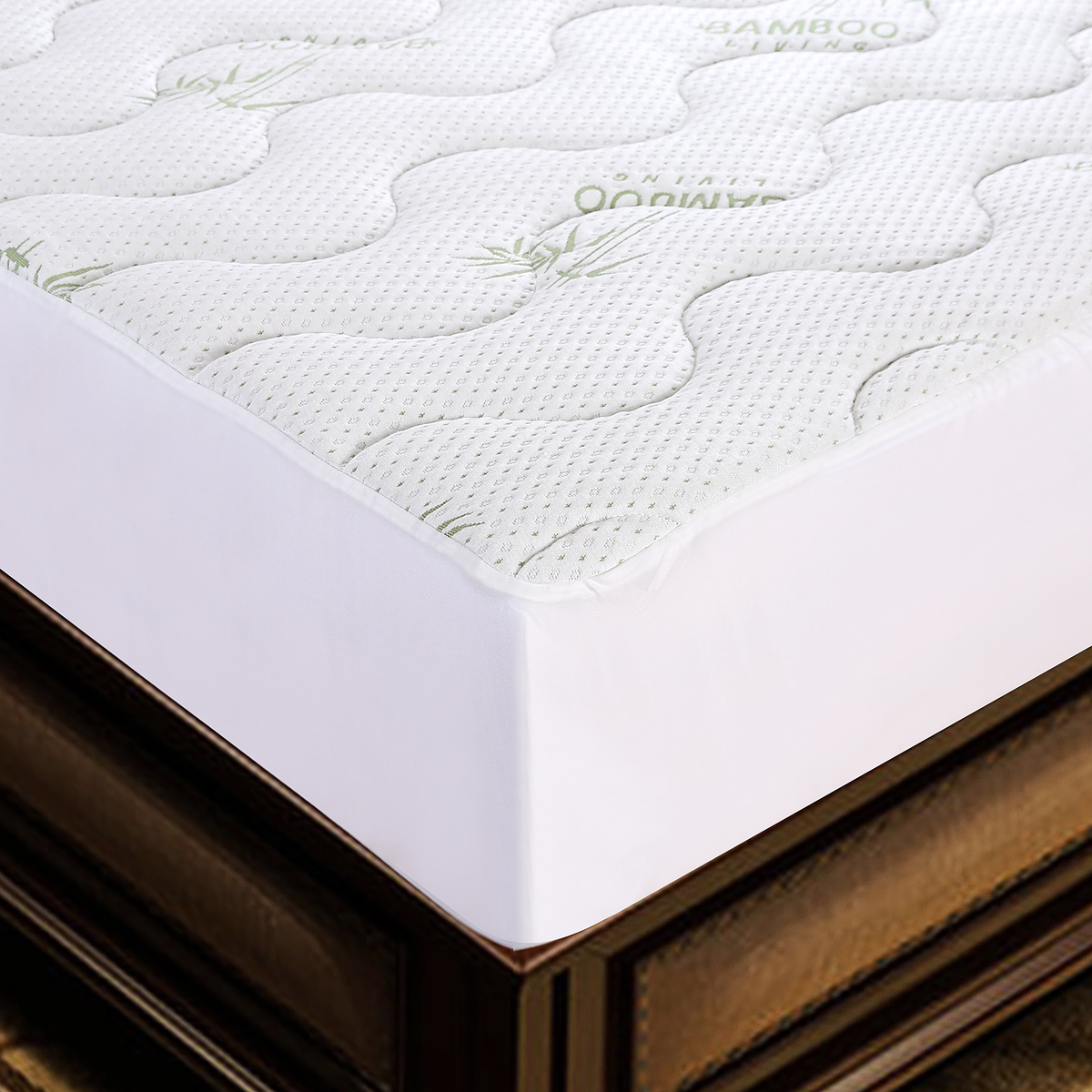 Bamboo Waterproof Quilted Mattress Protector