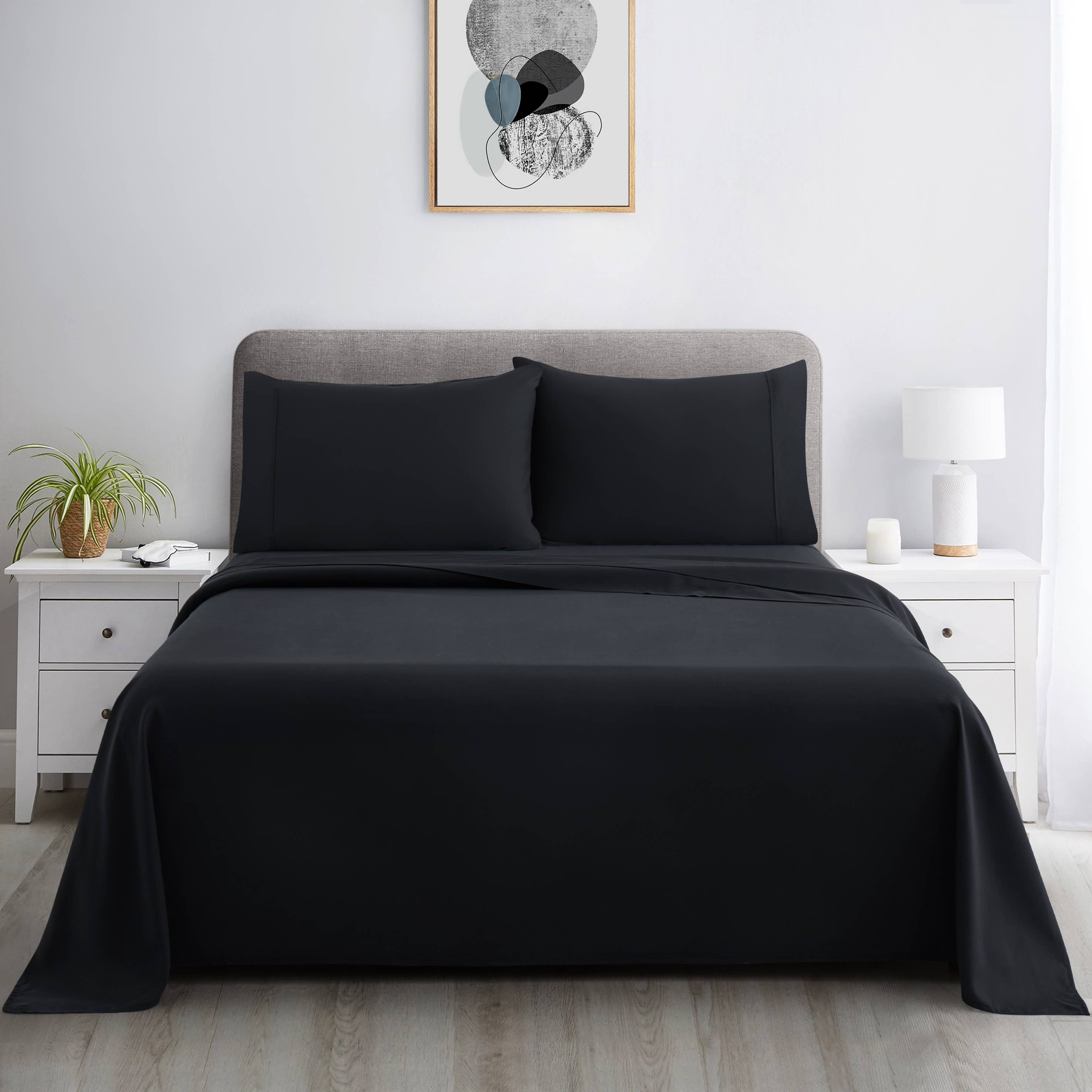600 Thread Count Percale Cotton Blend Sheet Set